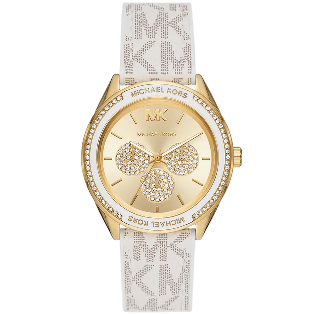 Michael Kors Jessa 40mm Gold White MK7204