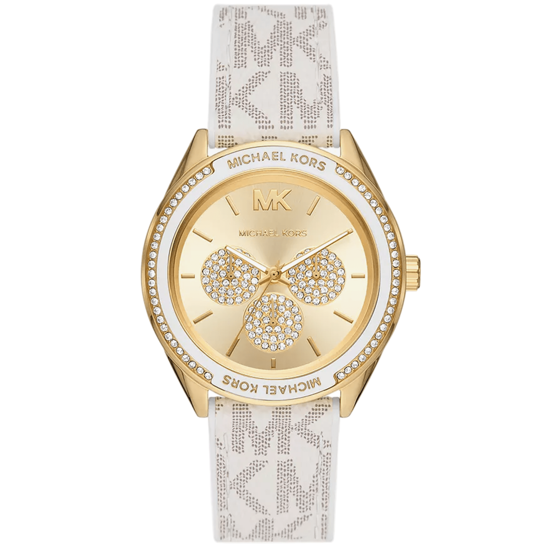 Michael Kors Jessa 40mm Gold White MK7204