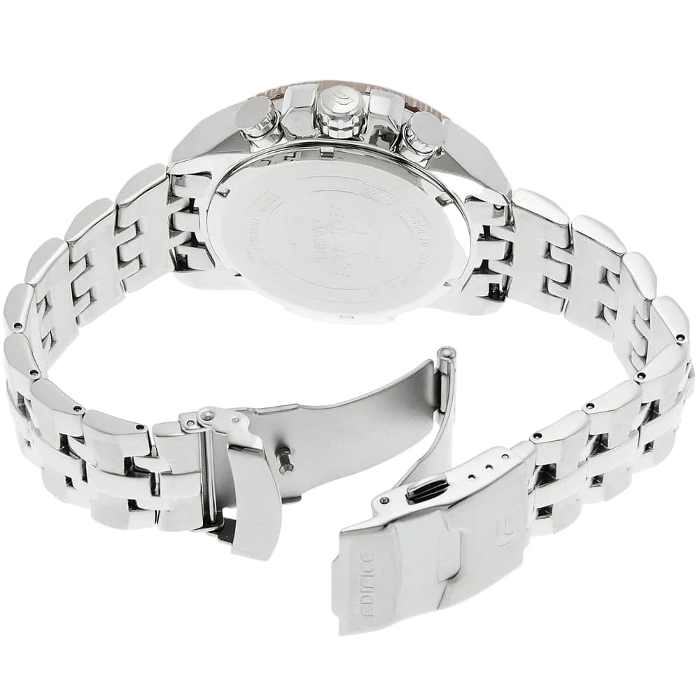 Casio Edifice Chronograph: Two-Tone Rose Gold & Silver ⌚️⚪️🌹