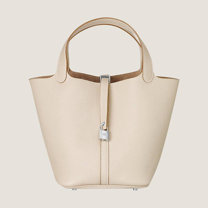 Hermès Picotin Lock Bag in Nata Taurillon Clemence 👜✨🕊️