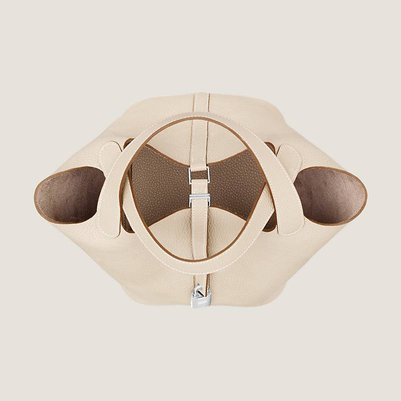 Hermès Picotin Lock Bag in Nata Taurillon Clemence 👜✨🕊️