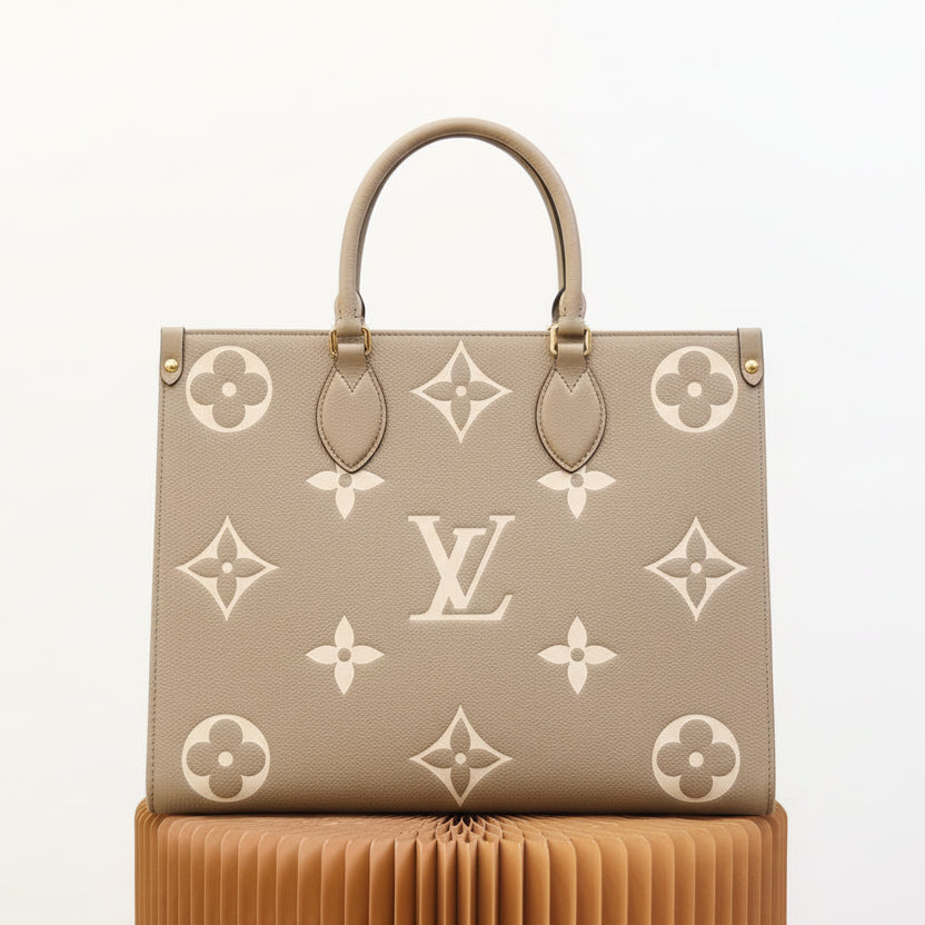 Louis Vuitton OnTheGo MM Monogram Empreinte Giant Tote 👜✨💼