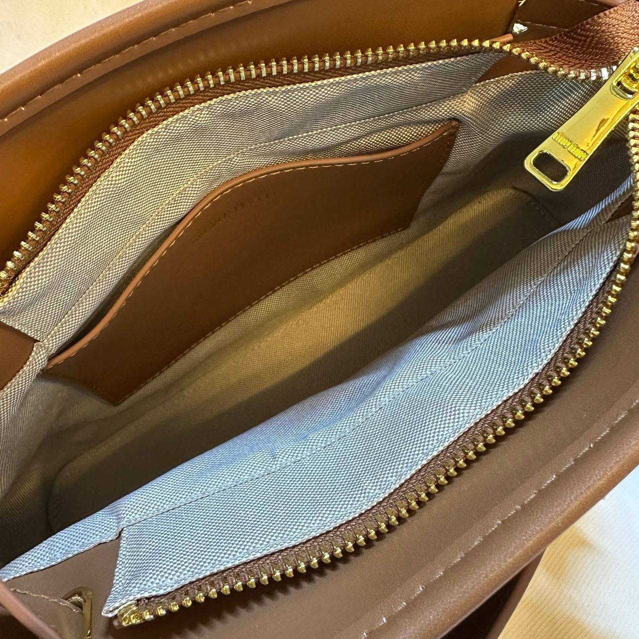 Miu Miu Logo Jacquard Top Handle Bag in Brown Canvas 🤎✨👜