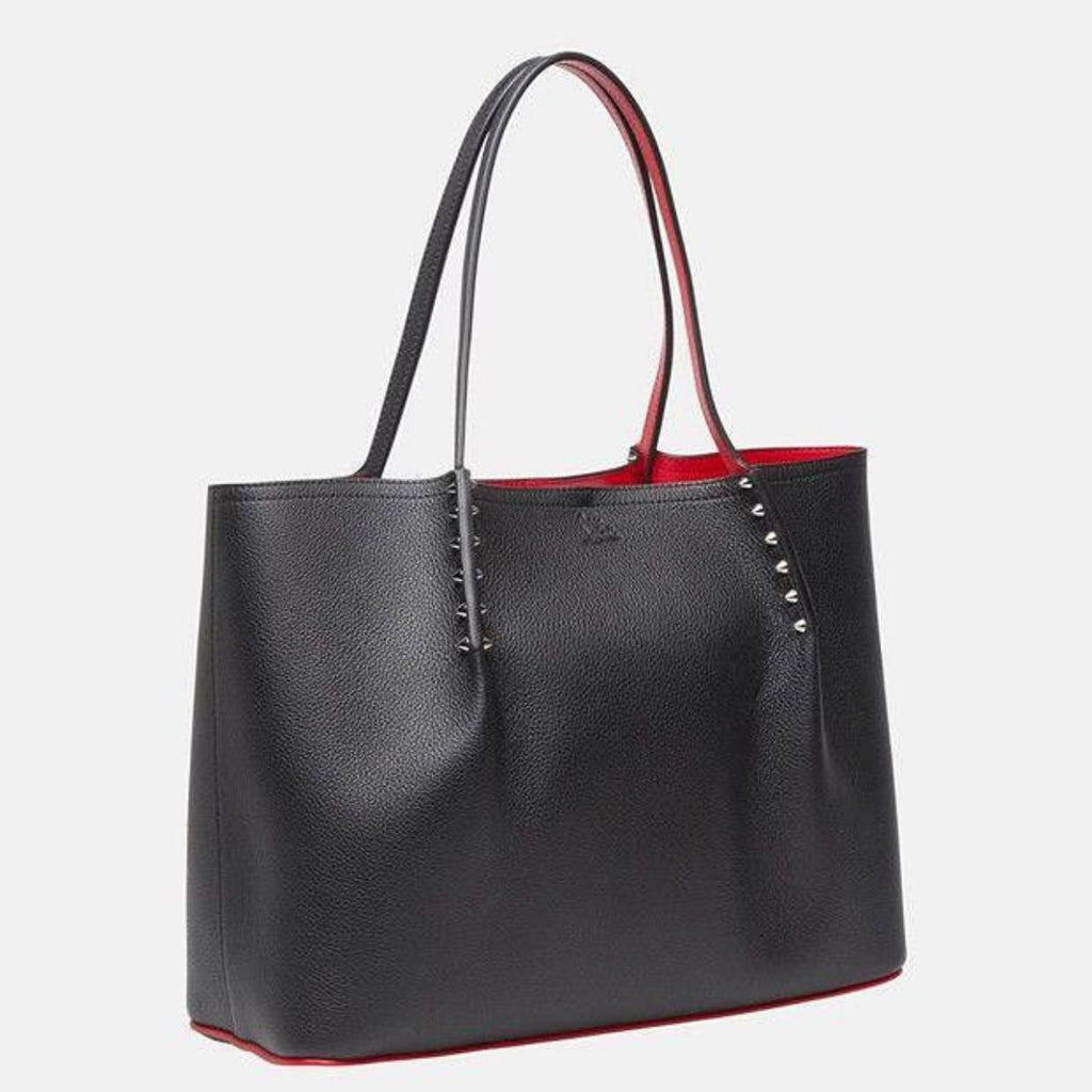 Christian Louboutin Cabata Tote with Iconic Spiked Trim 👜✨❤️