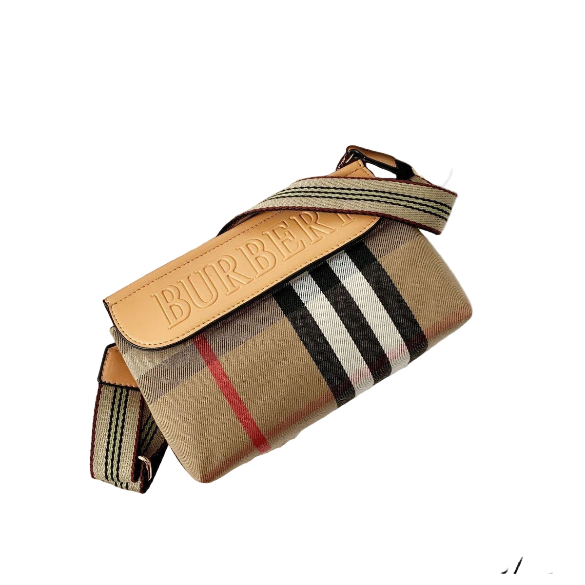 Burberry Vintage Check Belt Bag with Embossed Logo 👜✨🤎