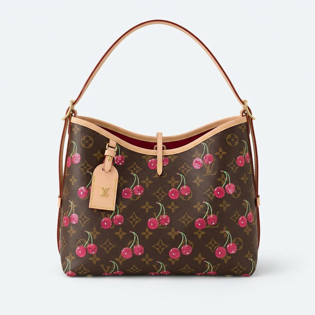 Louis Vuitton Monogram Cherry Print Shoulder Bag