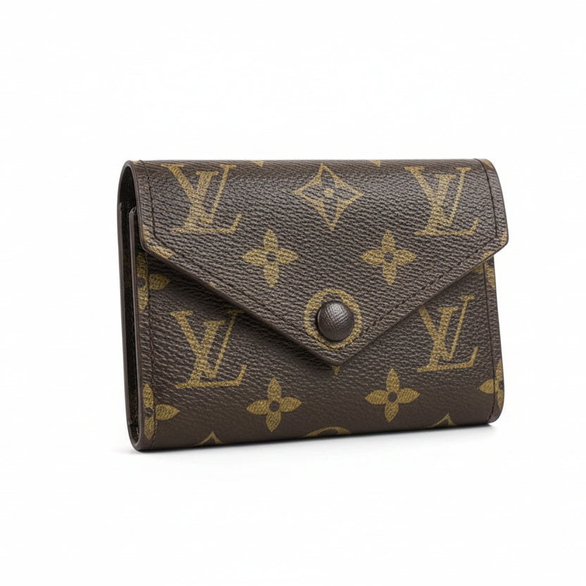 Louis Vuitton Monogram Victorine Wallet in Classic Brown Canvas 💼✨🤎