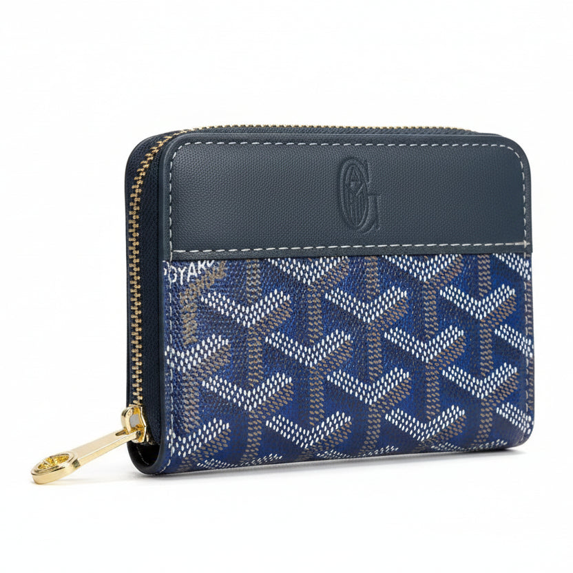 Goyard Matignon PM Wallet in Navy Blue 💼✨🔵