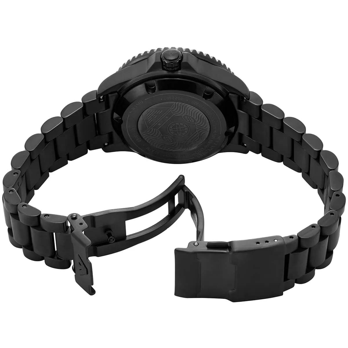 Emporio Armani Automatic Sea Explorer Diver Watch 200M Black & Teal ⌚️⚫️🌊