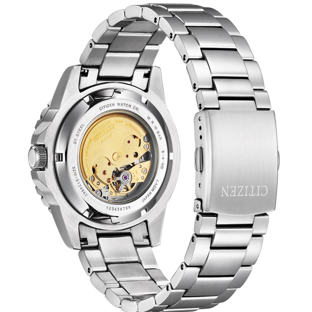 Citizen Automatic Orange Dive Watch Stainless Steel Bracelet 🍊💦⏱️