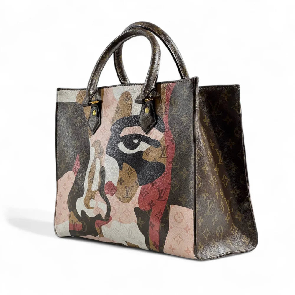 🎨 Louis Vuitton Monogram Camouflage Abstract Tote Bag 💖