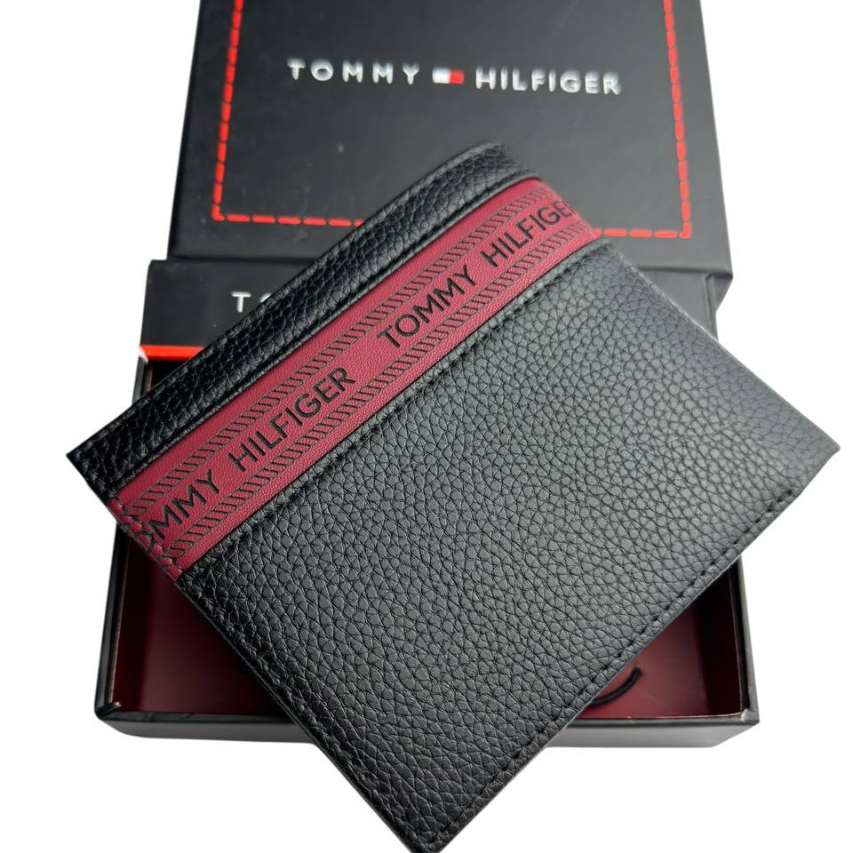 Tommy Hilfiger Men's Bifold Wallet with Red Logo Inlay 💼👔✨