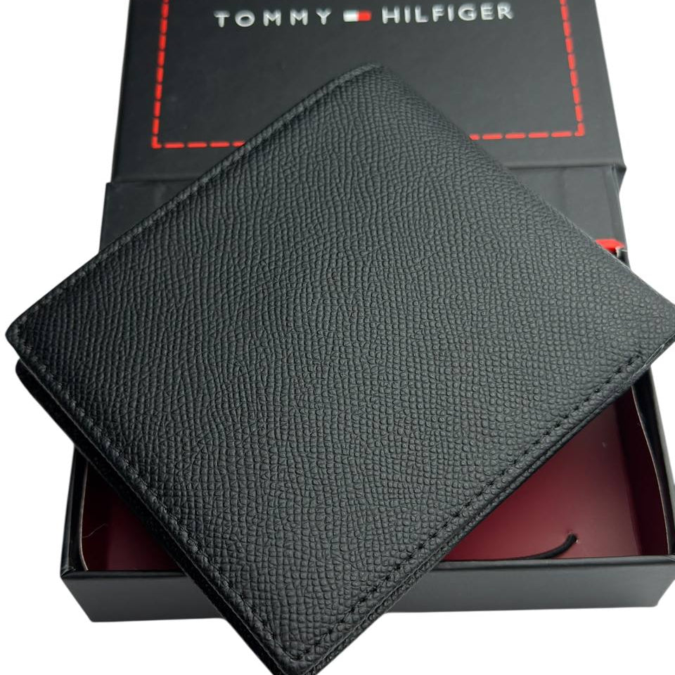 Tommy Hilfiger Mercedes-Benz Leather Bifold Wallet 🏎️💼⬛