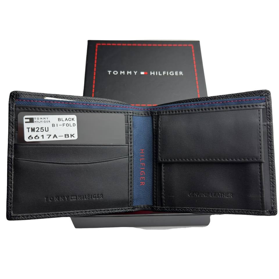 Tommy Hilfiger Mercedes-Benz Leather Bifold Wallet 🏎️💼⬛