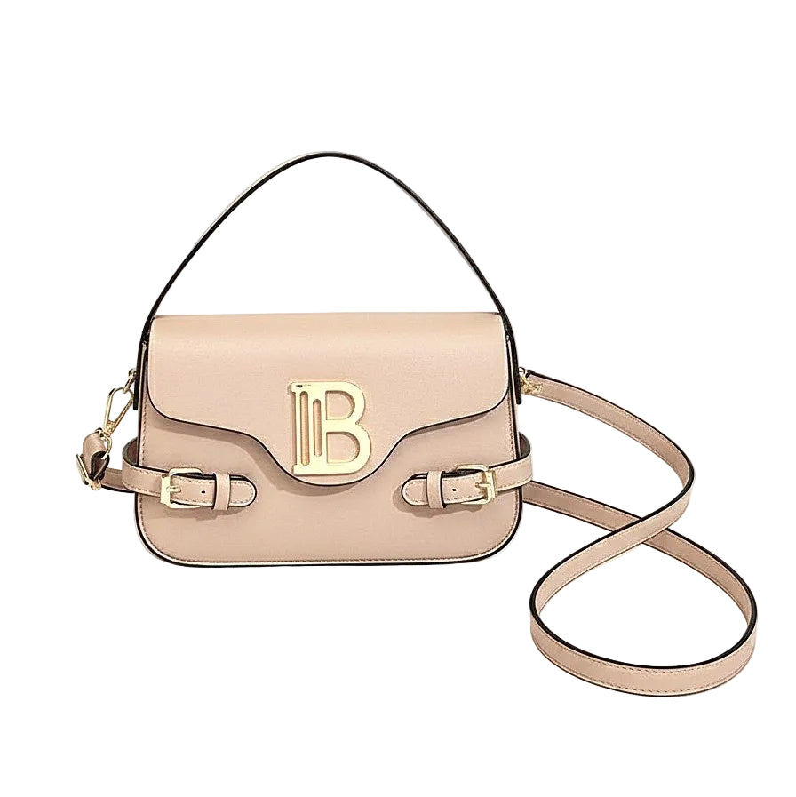 Balmain B-Buzz Blush Leather Shoulder Bag 👜✨🎀