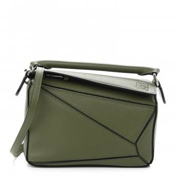 Loewe Mini Puzzle Bag in Hunter Green 🧩 👜 ✨