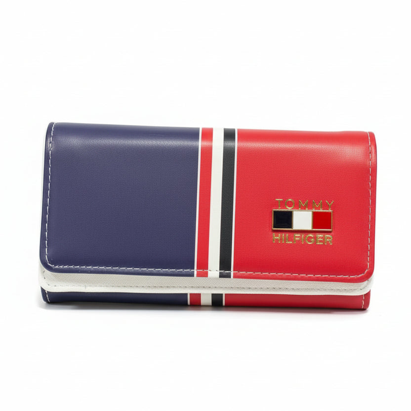 Tommy Hilfiger Colorblock Tri-Fold Continental Wallet 👜✨🗽