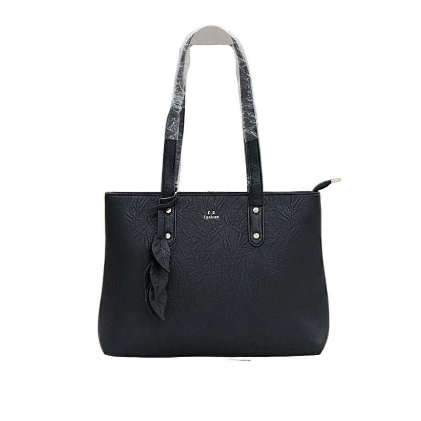 A.R. Fashion Embossed Floral Tote Bag 🖤🌿✨