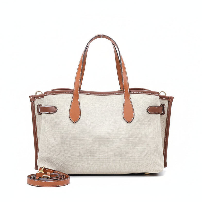 Coach New York Canvas and Leather Horse & Carriage Tote Bag 👜✨🐎