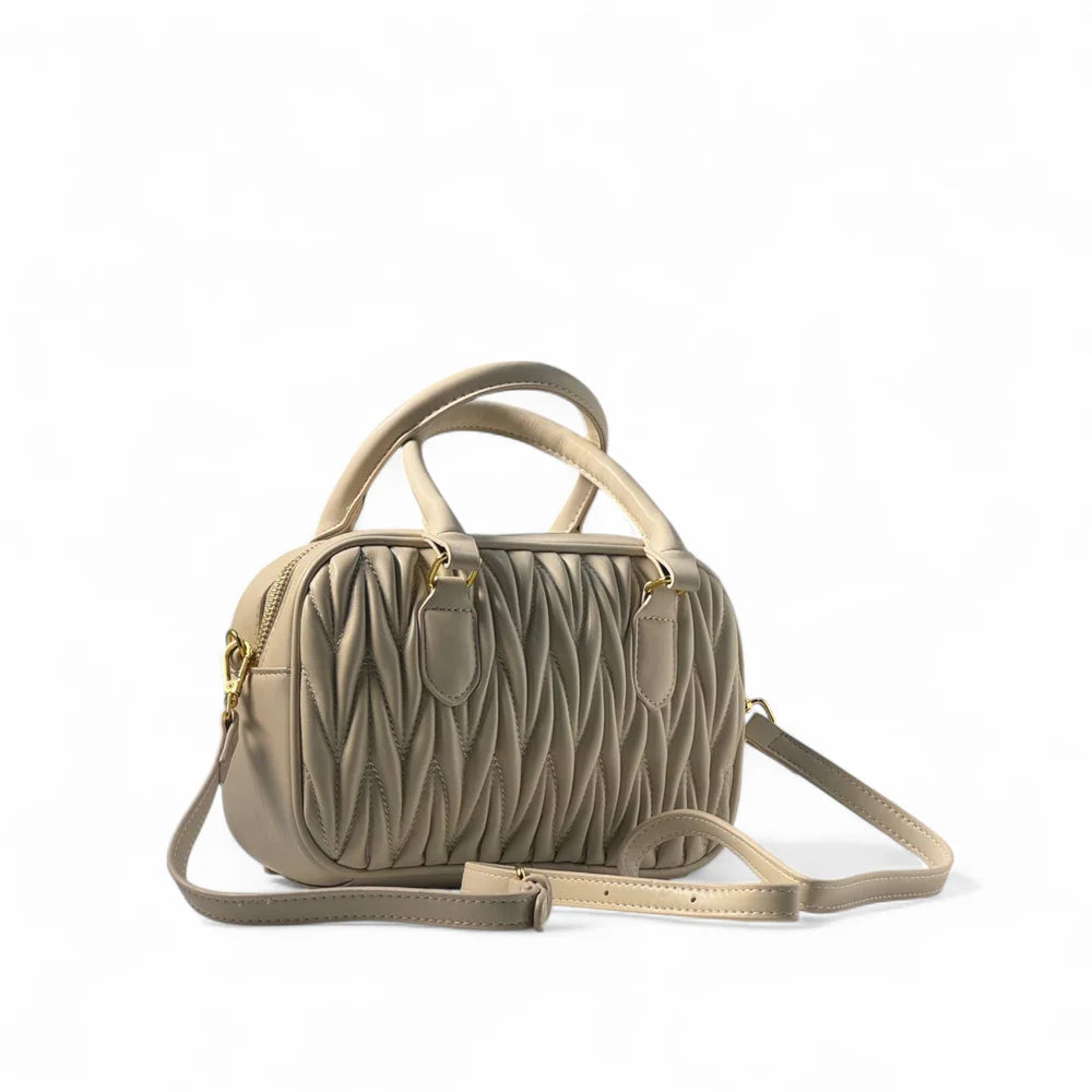 🍦 Miu Miu Matelassé Mini Bowling Bag in Beige 🌟