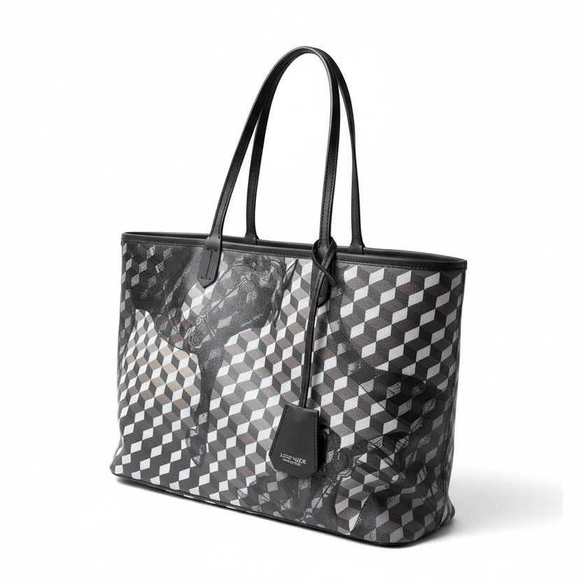 Loup Noir Monogram Horse Print Shopper Tote 🐎👜✨