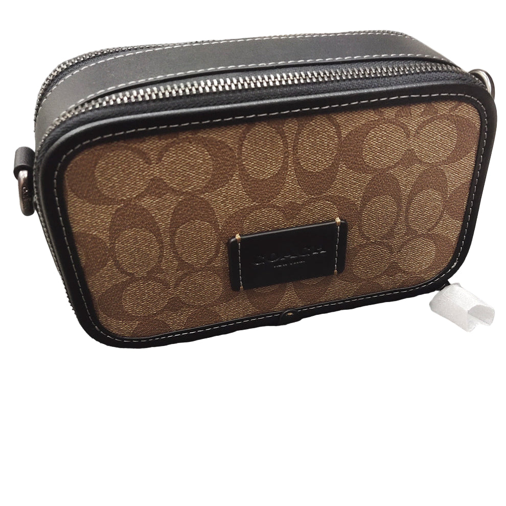 Coach Signature Camera Bag Crossbody in Brown Canvas 🤎📸