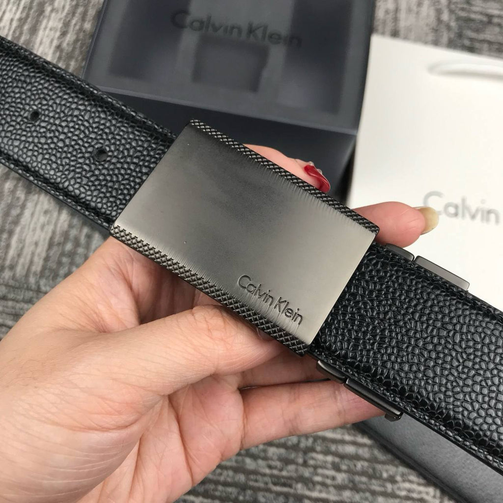 Calvin Klein Interchangeable Leather Belt Set with Two Straps & Buckle 🤎✨🎁