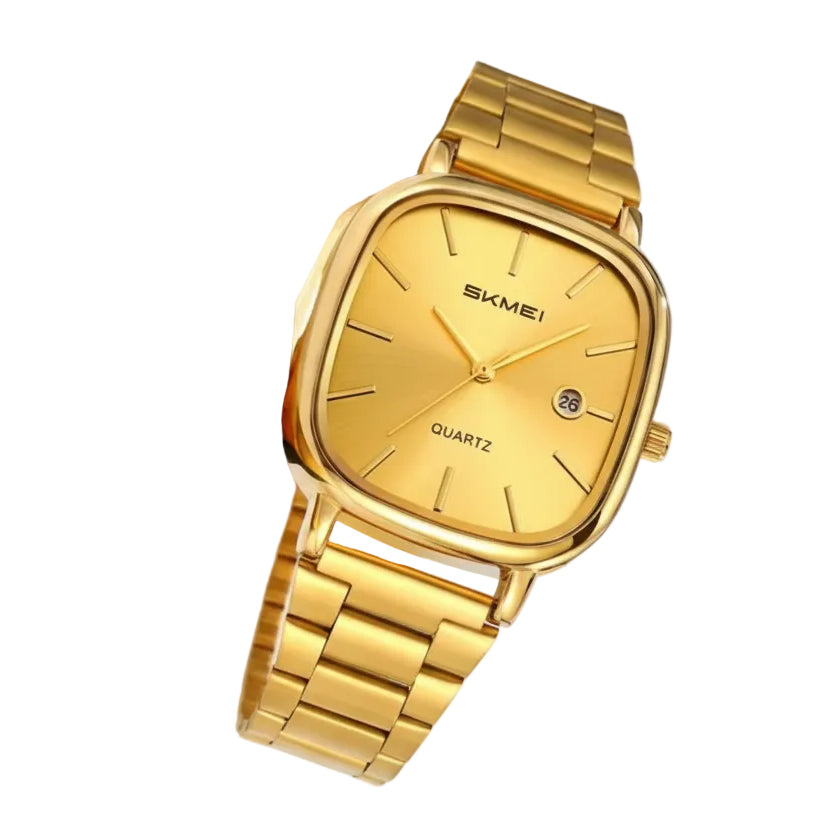SKMEI Elegant Square Gold Watch ⌚✨🏆