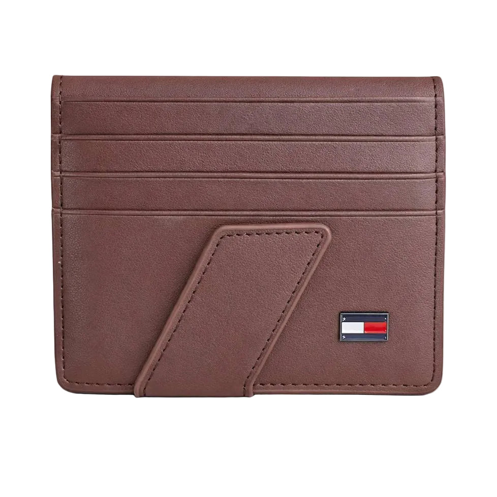 Tommy Hilfiger Slim Leather Card Holder 💼 🧥 ✨