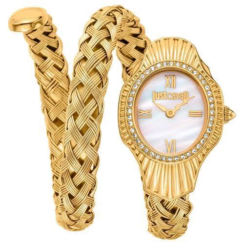 Just Cavalli Serpenti Braided Gold Women's Watch 🐍✨💎