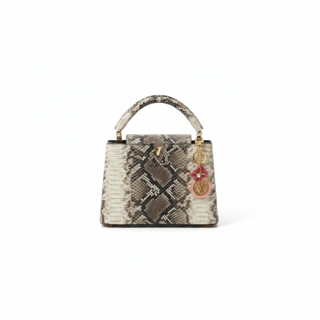 Louis Vuitton Capucines Mini Python Handbag 🐍👜✨