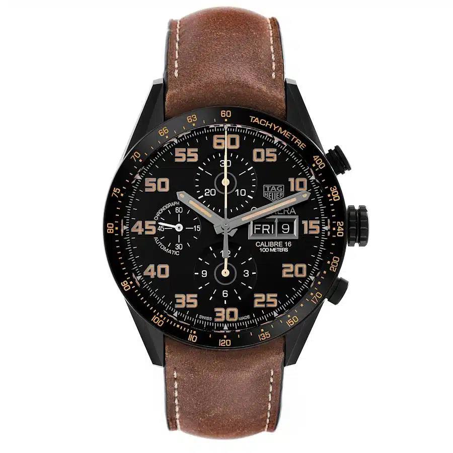 TAG Heuer Carrera Calibre 16 Automatic Chronograph Titanium Watch ⌚️🏎️🍂