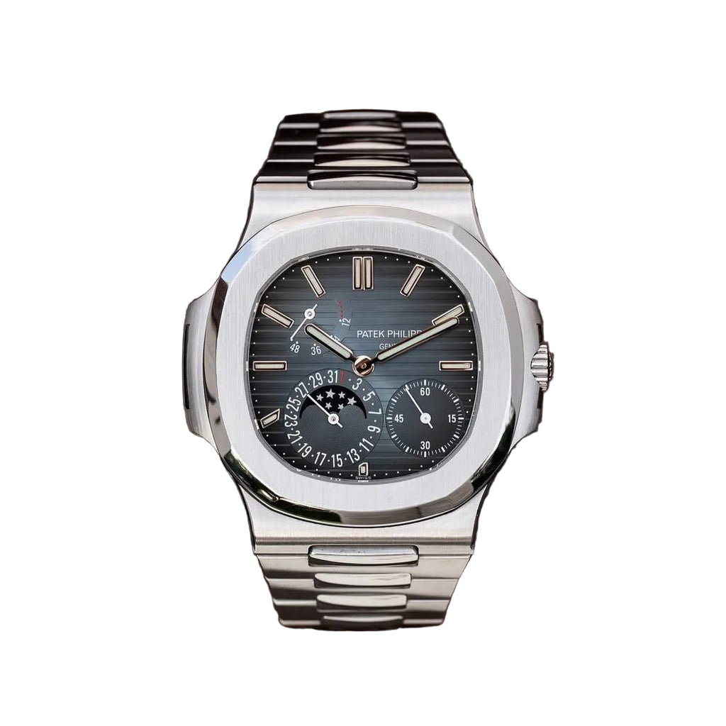 Patek Philippe Nautilus Moon Phase Watch ⌚✨🌙
