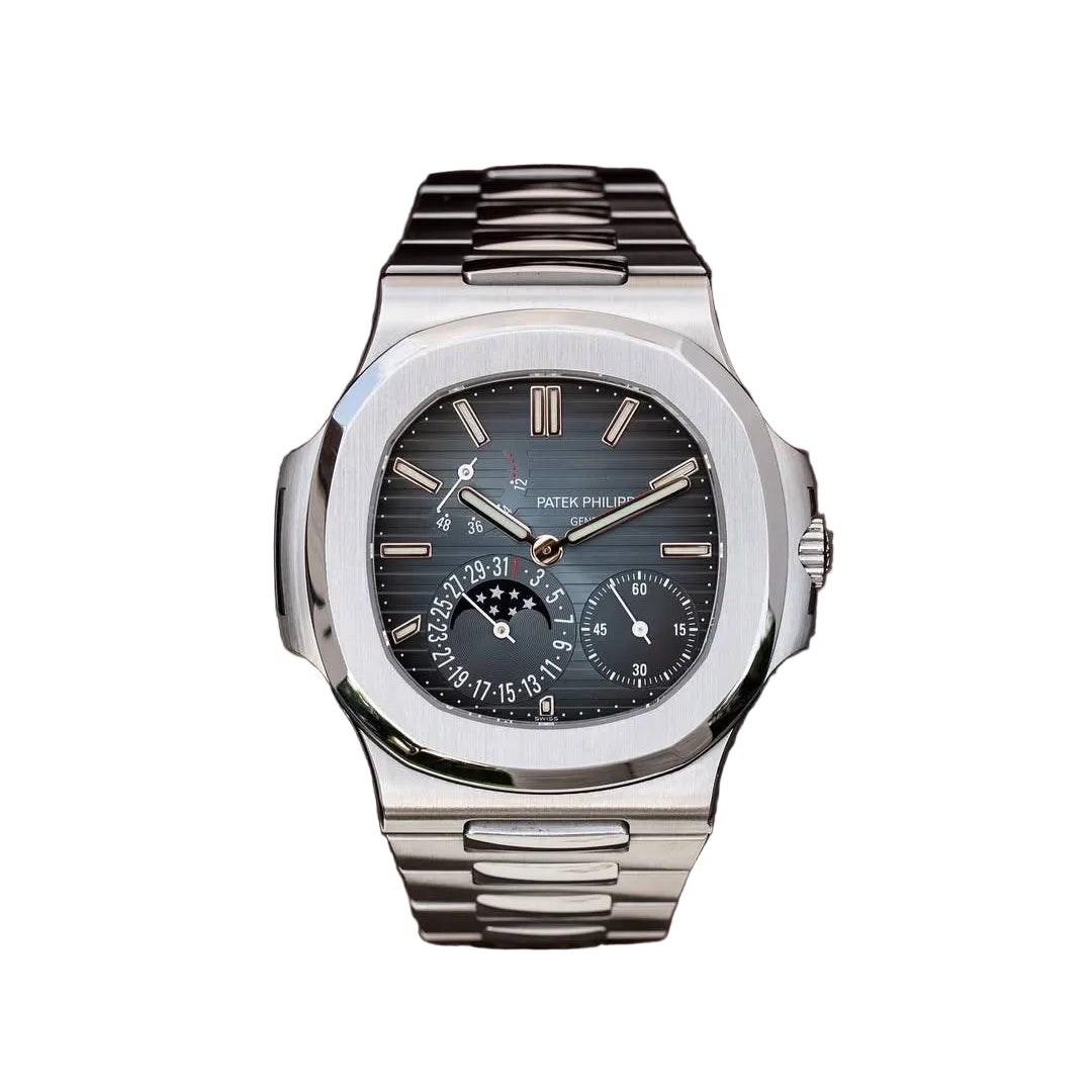 Patek Philippe Nautilus Moon Phase Watch ⌚✨🌙