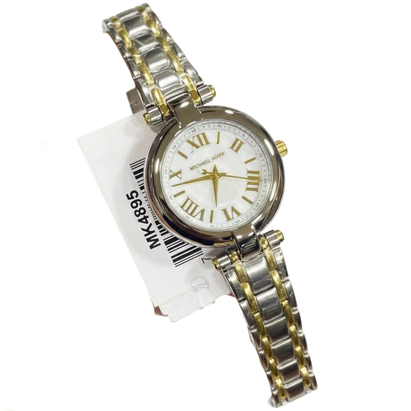 Michael Kors Two Tone Mother of Pearl Dial Watch ✨⌚⭐