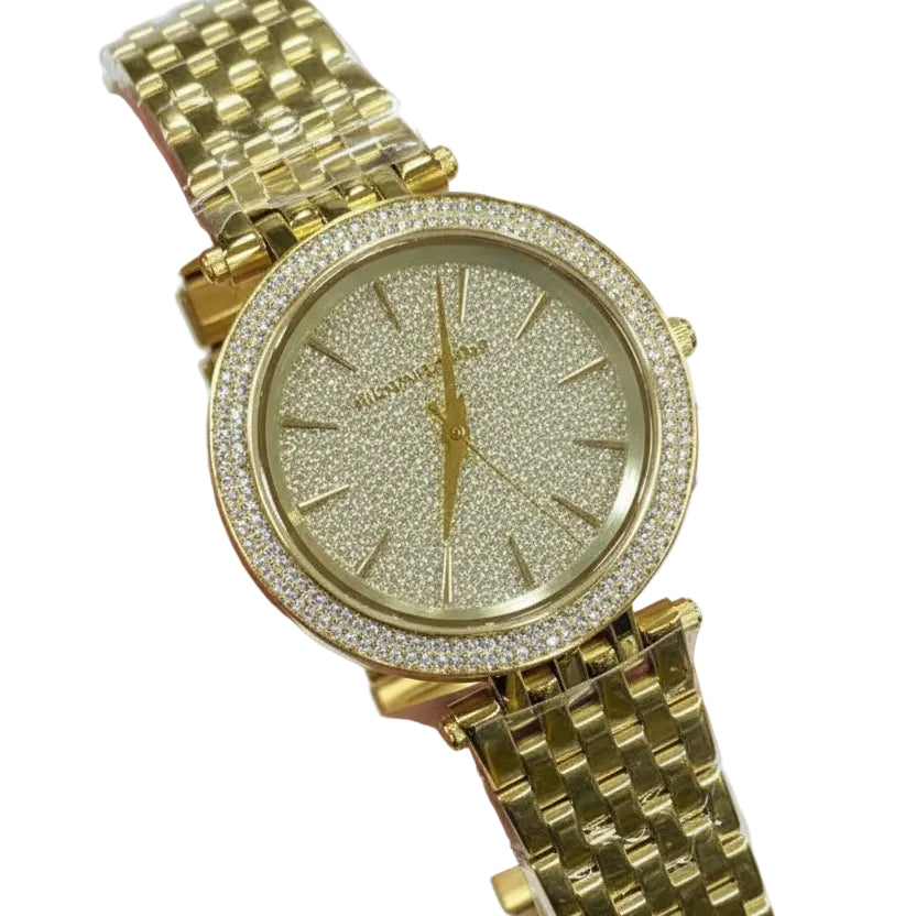 Michael Kors Darci Pave Gold Tone Ladies Watch ✨ ⌚ 💛