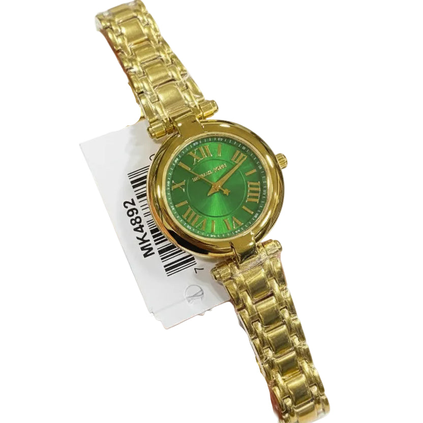 Gemini said Michael Kors Gold Tone Watch with Emerald Green Dial ✨💚⌚