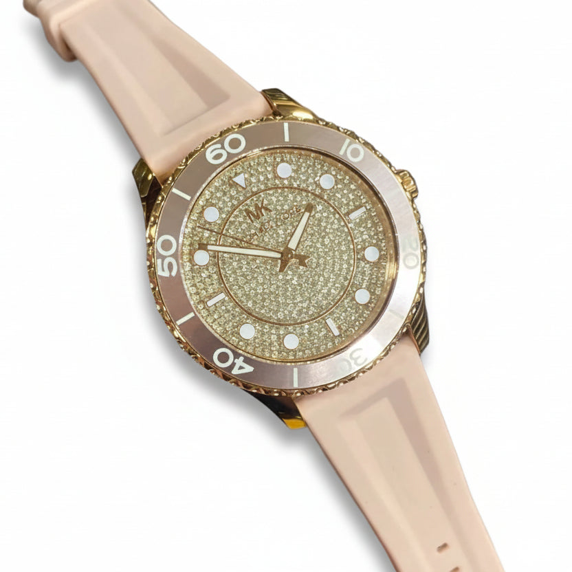 Michael Kors Camille Pave Rose Gold Watch ⌚✨💖