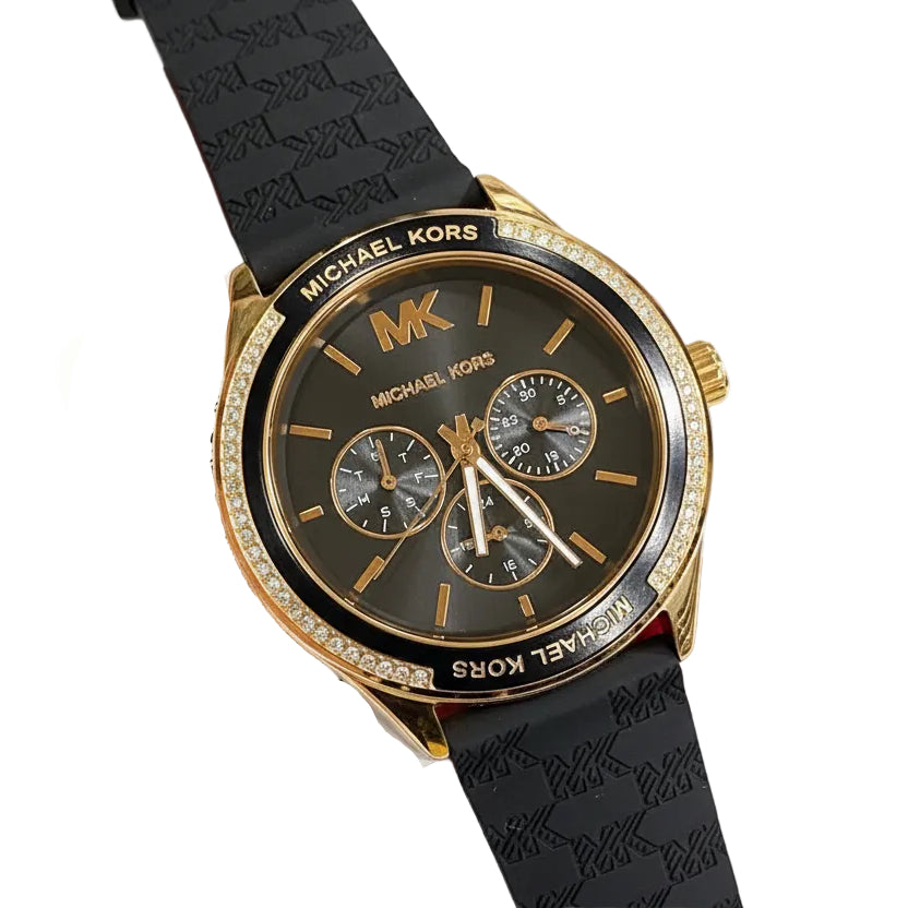 Michael Kors Ritz Chronograph Gold Tone Watch ⌚️✨🖤