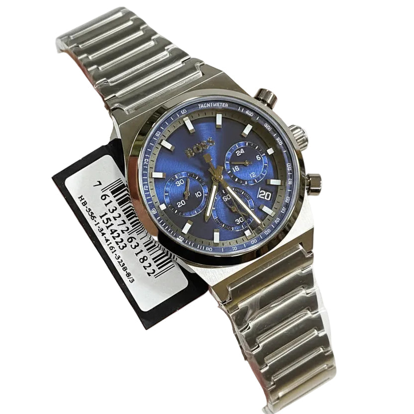 Hugo Boss Integrity Chronograph Blue Dial Men's Watch ⌚✨💙