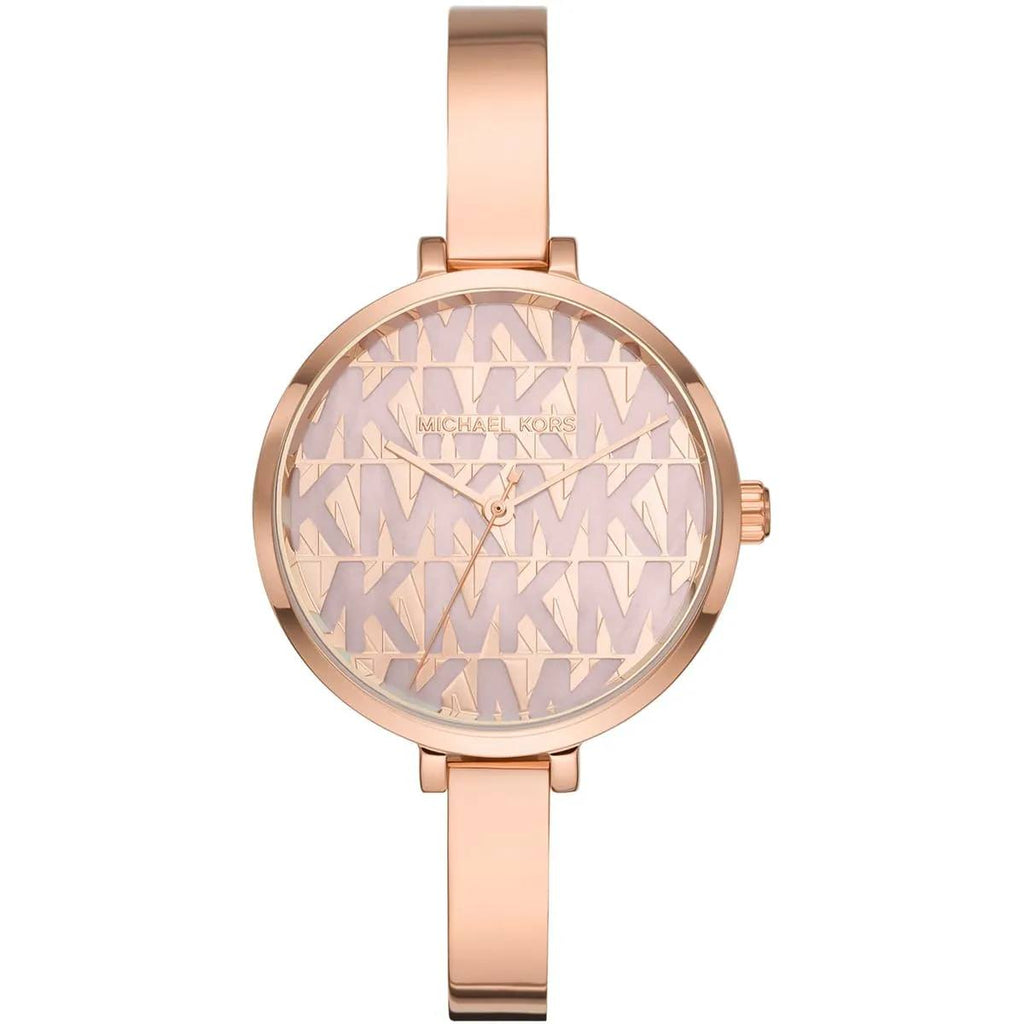 Michael Kors Slim Runway Rose Gold Bangle Watch ⌚✨💖