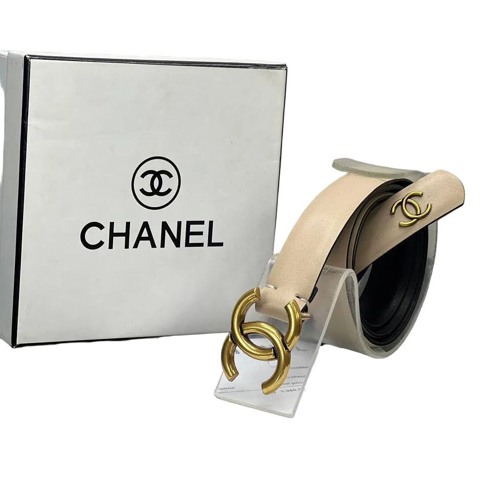 Chanel Signature Buckle Leather Belt 🌟✨👜