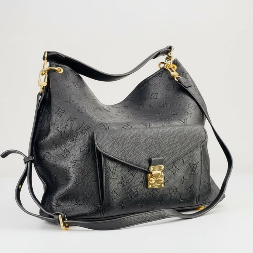 Louis Vuitton Monogram Empreinte Leather Hobo Bag 🖤✨👜