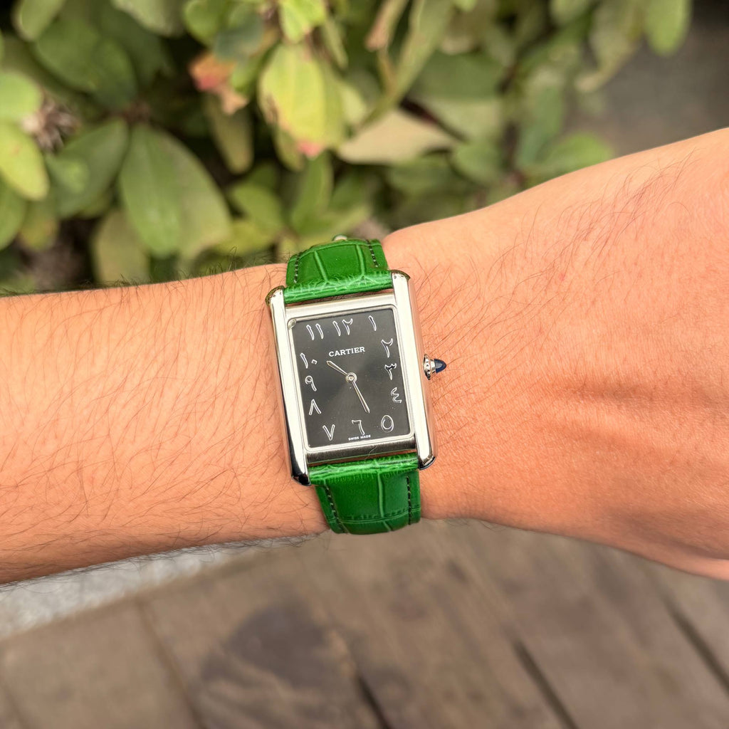 Cartier Tank Solo with Arabic Dial ⌚✨🏛️
