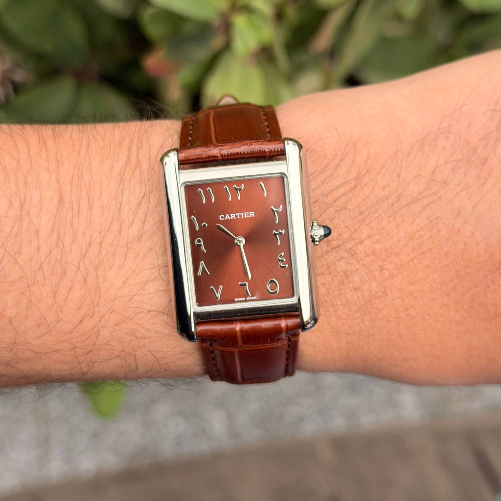 Cartier Tank Solo with Arabic Dial ⌚✨🏛️