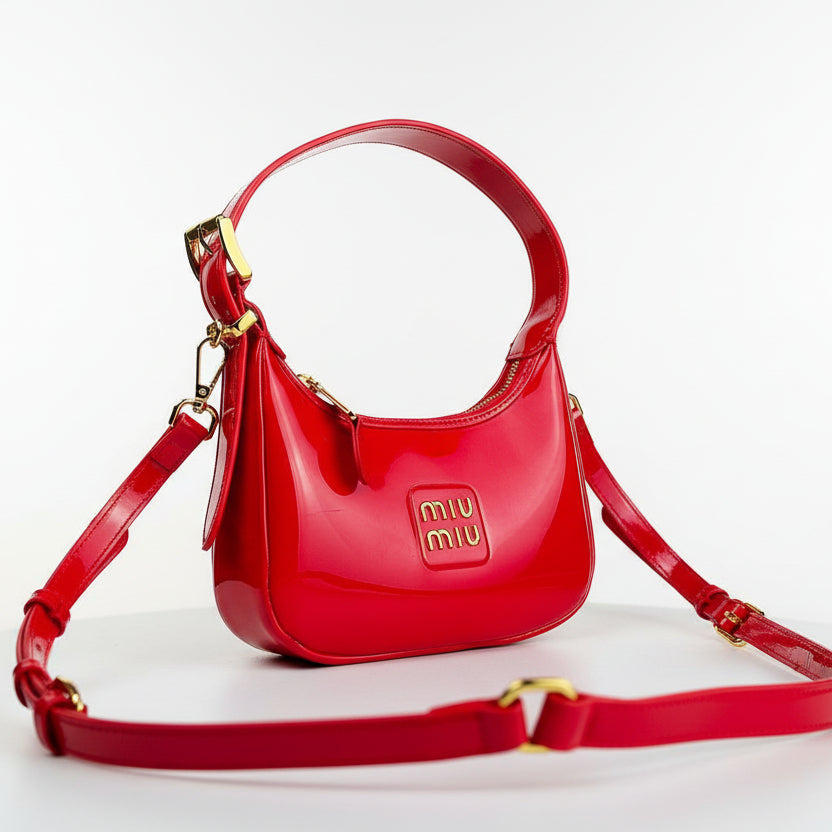 Miu Miu Patent Leather Hobo Bag ❤️✨👜