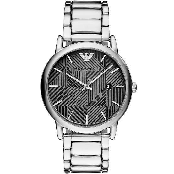Emporio Armani Men's Dress Watch with Geometric Pattern Dial ⌚️✨👔