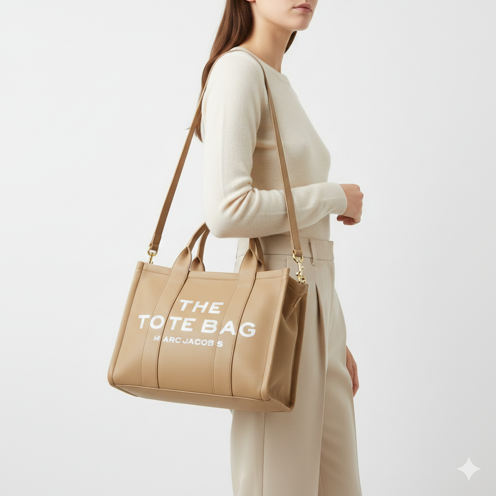 Marc Jacobs The Tote Bag in Camel Pebbled Leather 👜✨🤎