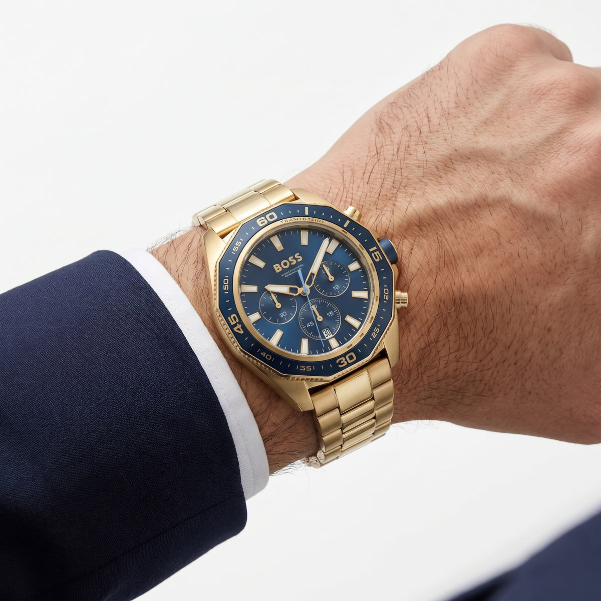 Boss Original Chronograph Gold-Tone Stainless Steel Watch