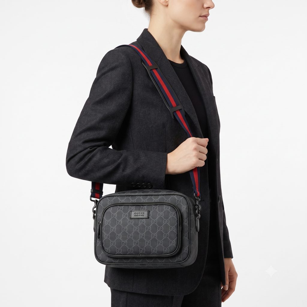 Gucci GG Supreme Monogram Crossbody Bag 👜✨